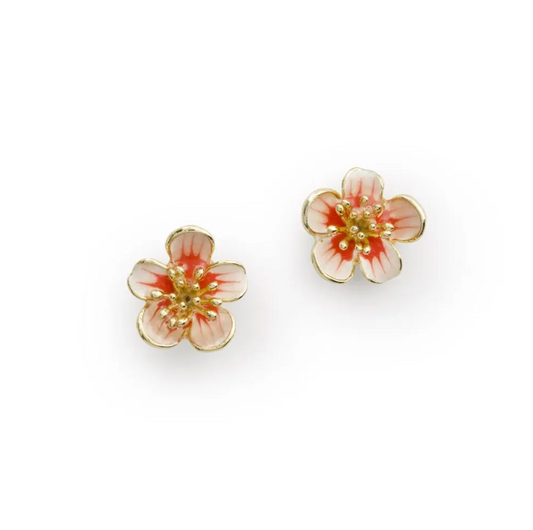 Apple Blossom Stud Earrings
