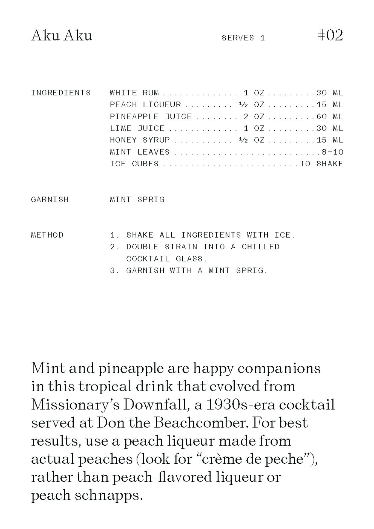 The Cocktail Cabinet - RUM