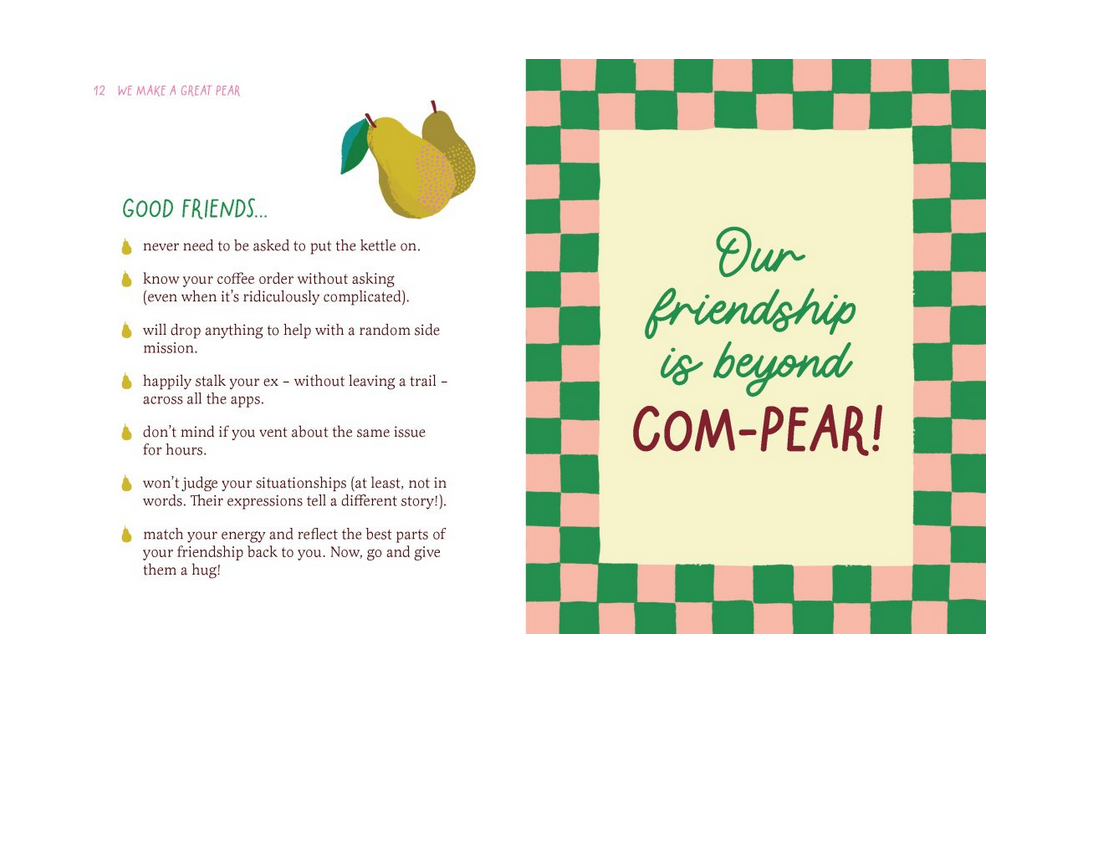 We Make A Great Pear - A Little Book of Friendship