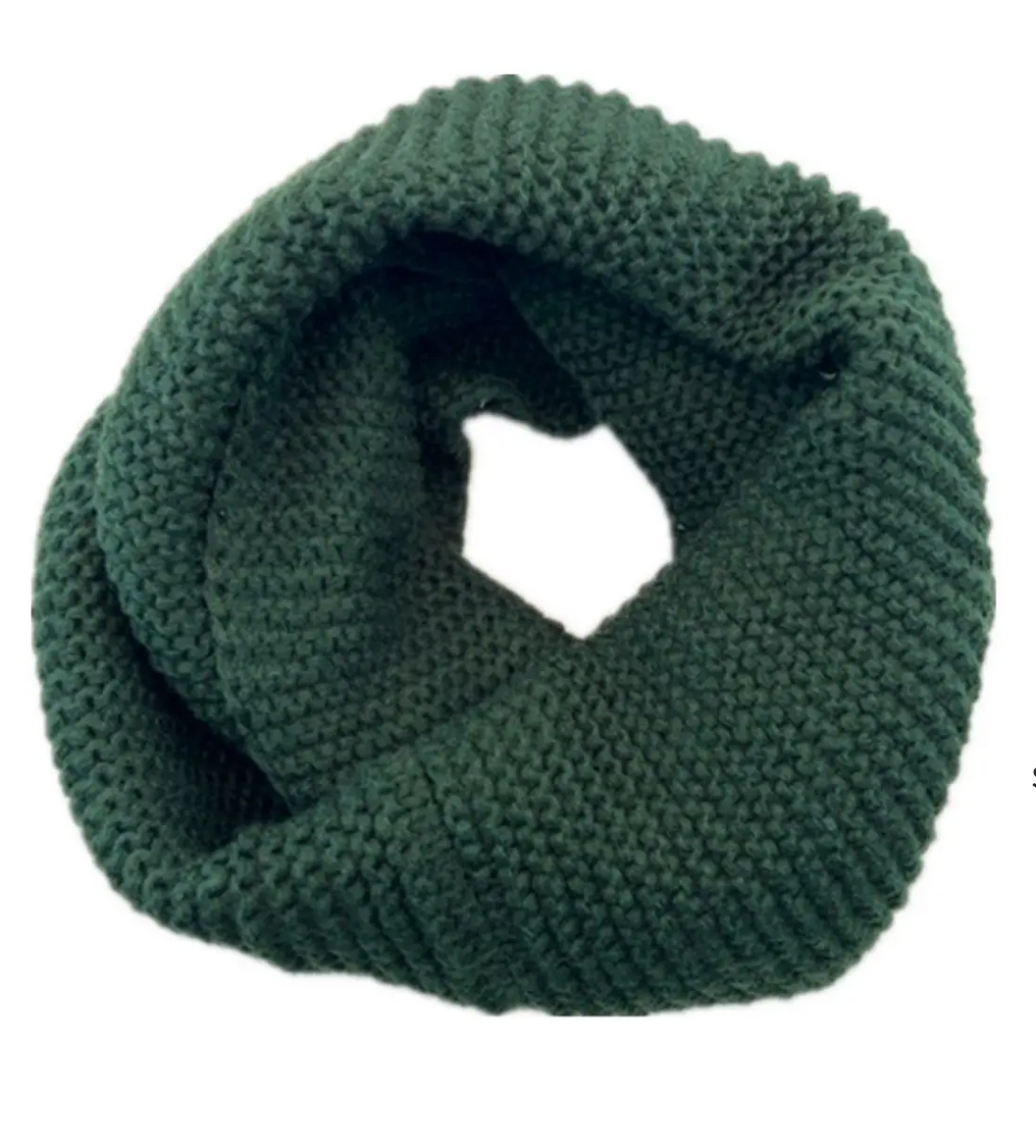 Stylish Knitted Snood - Green