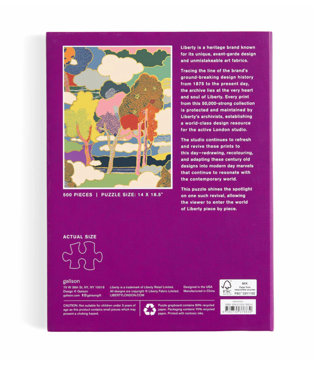 Liberty 'Prospect Road' Book Puzzle