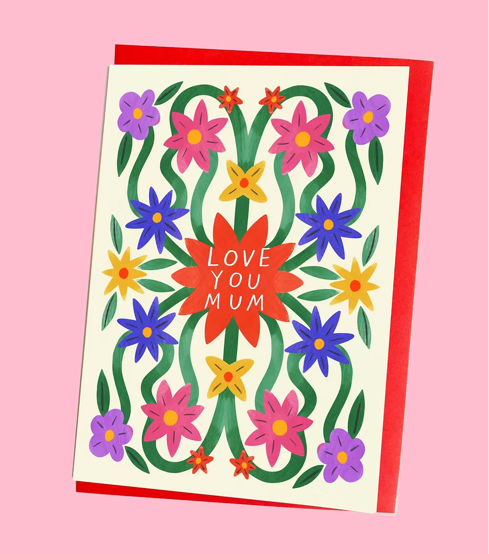 Love You Mum Greeting Card