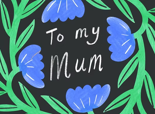 To My Mum Greeting Card