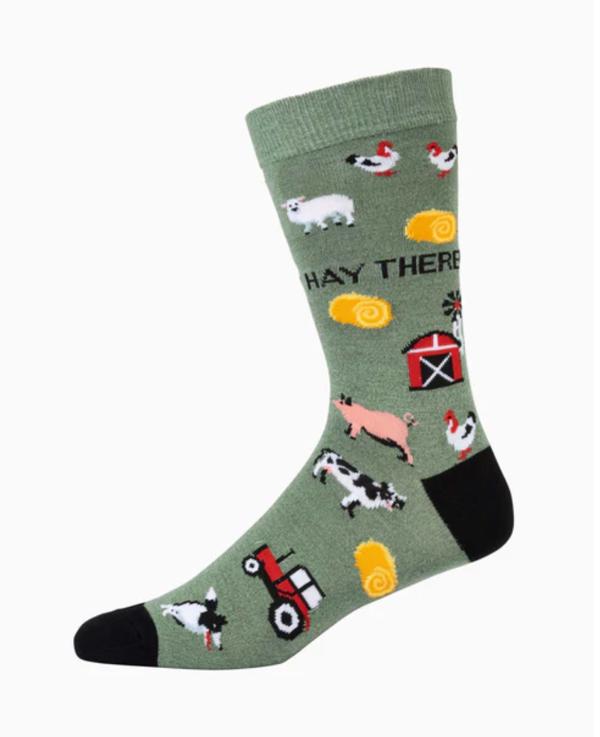 Mens Hey There Bamboo Sock