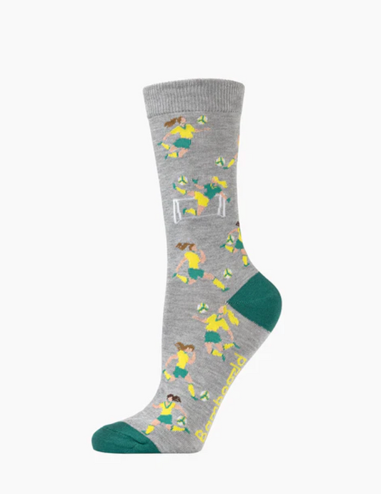 Womens Bamboo Socks - Matildas Soccer