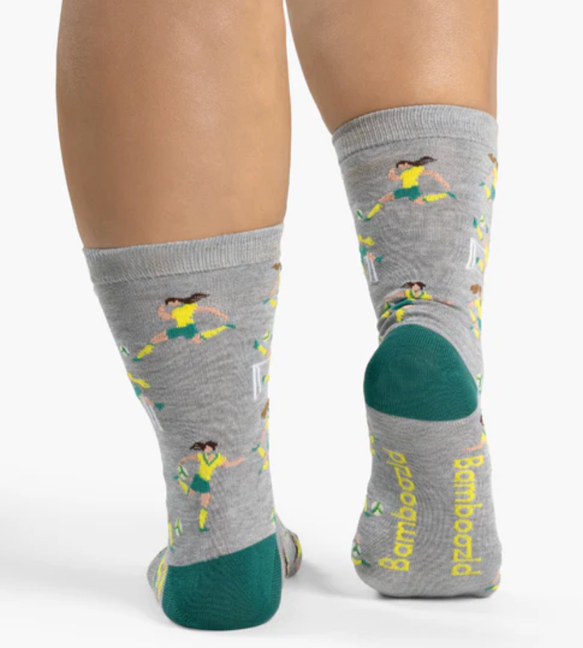 Womens Matildas Soccer Bamboo Socks