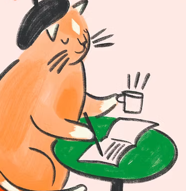Cat Cafe Culture Greeting Card