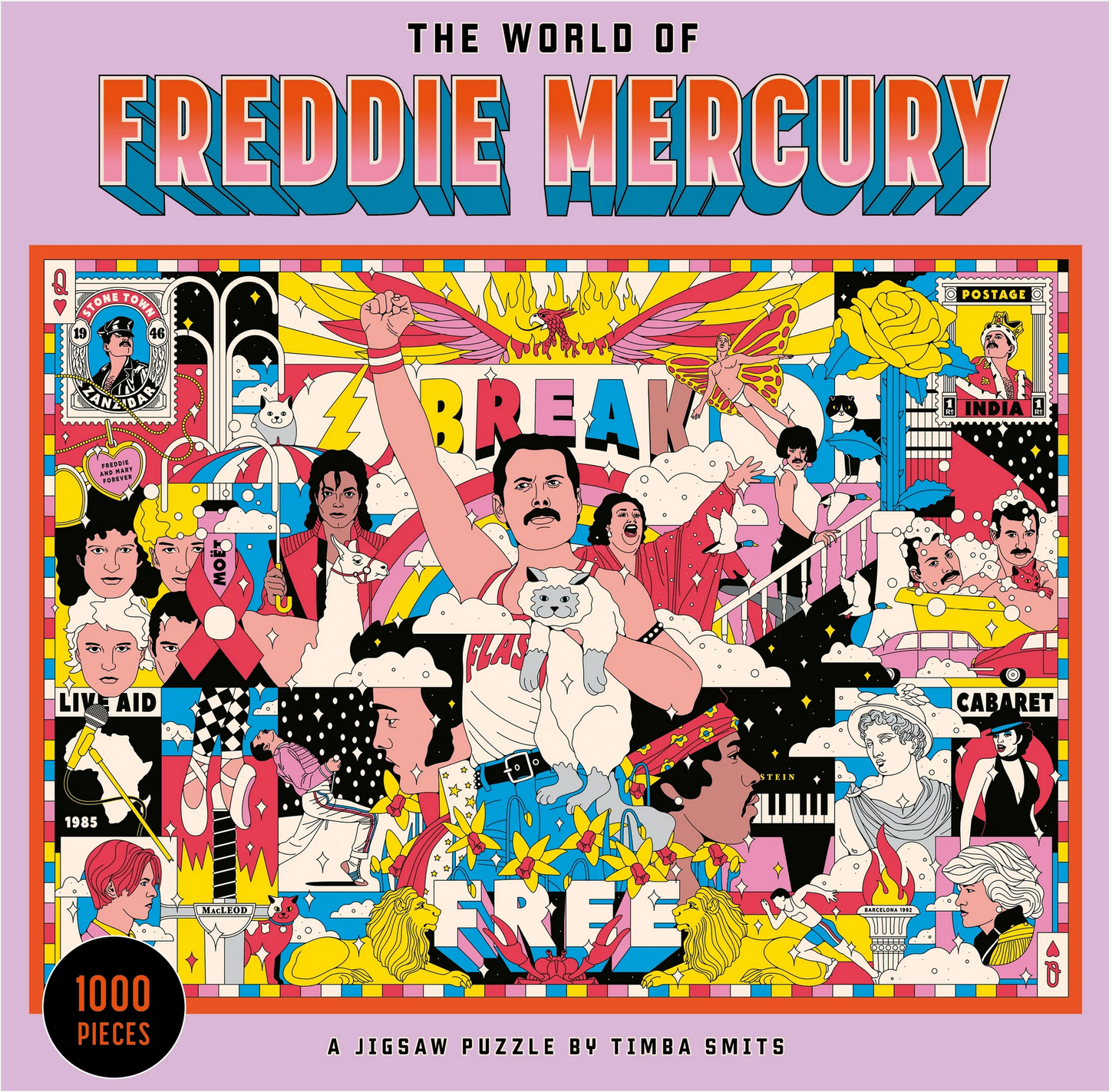 The World of Freddie Mercury Jigsaw Puzzle