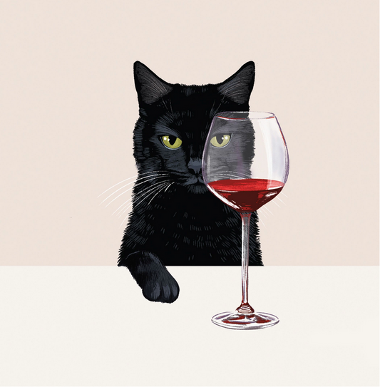 Black Cat & Red Wine - Alissa Levy
