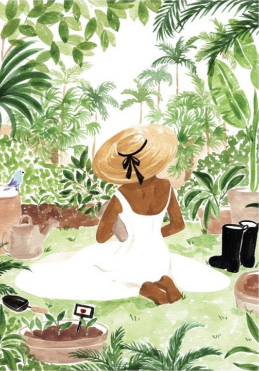 Jungle Garden Girl by Sabina Fenn