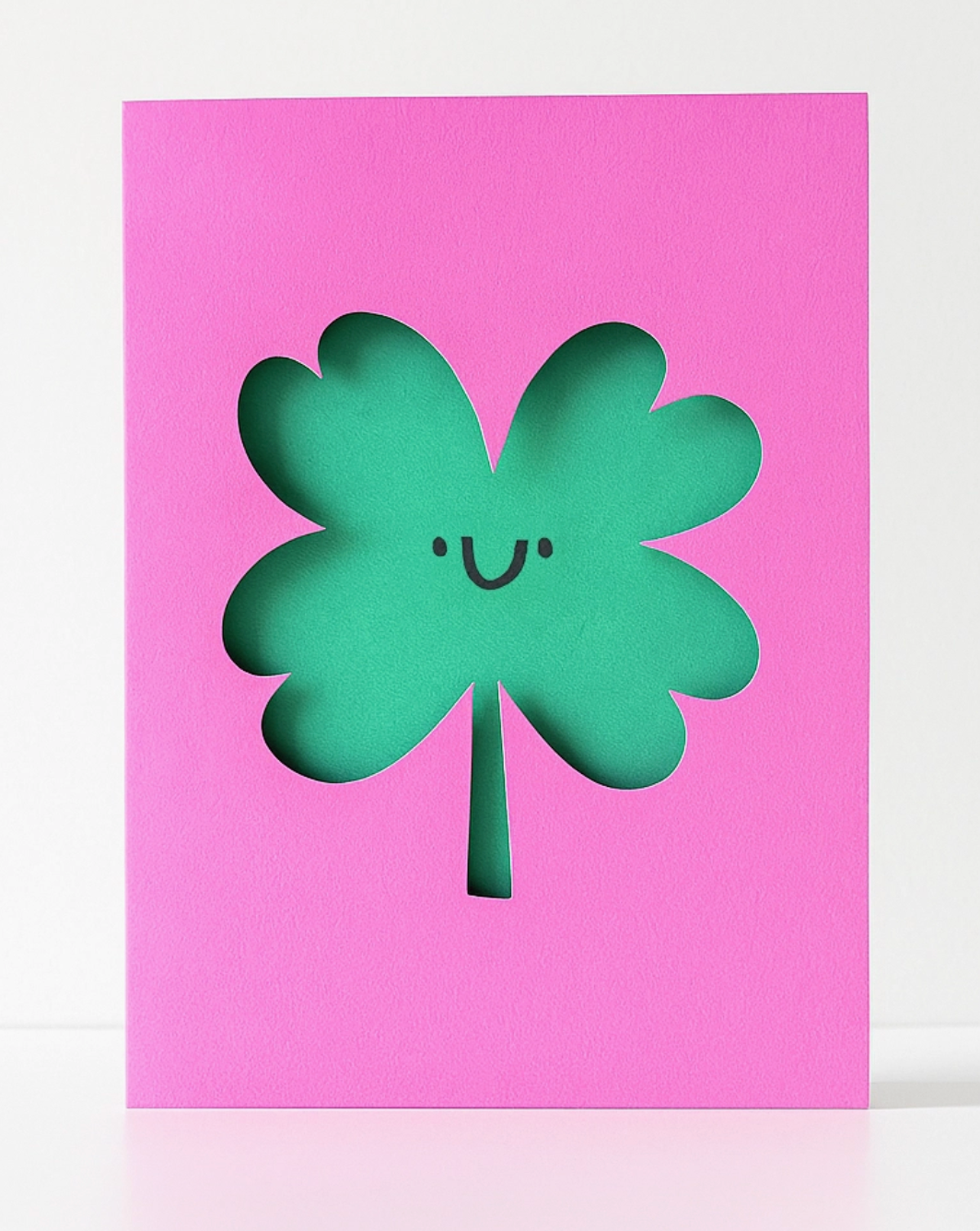 Good Luck Die Cut  Card
