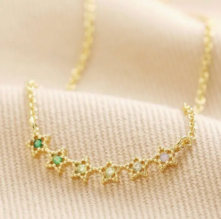 Ombre Crystal Star Necklace