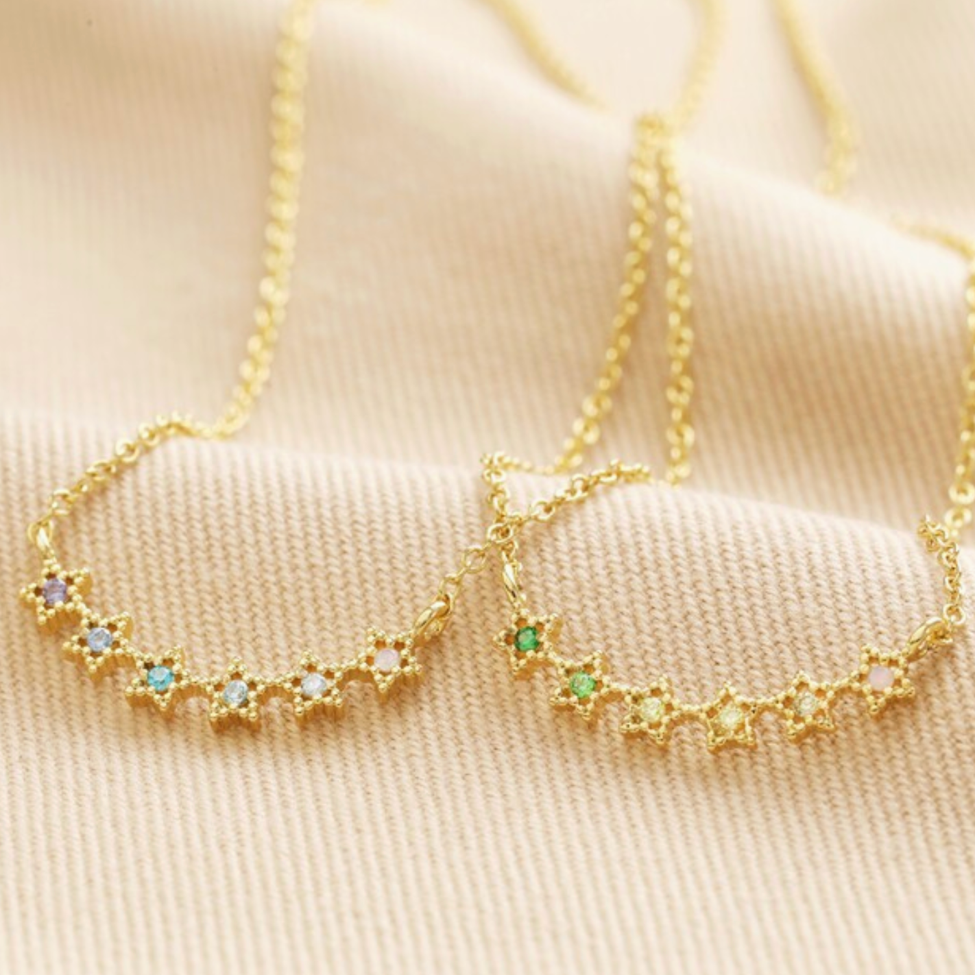 Ombre Crystal Star Necklace
