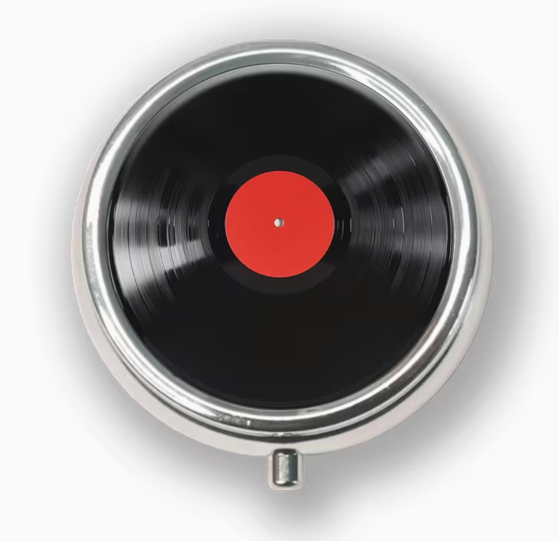 Record Pill Box