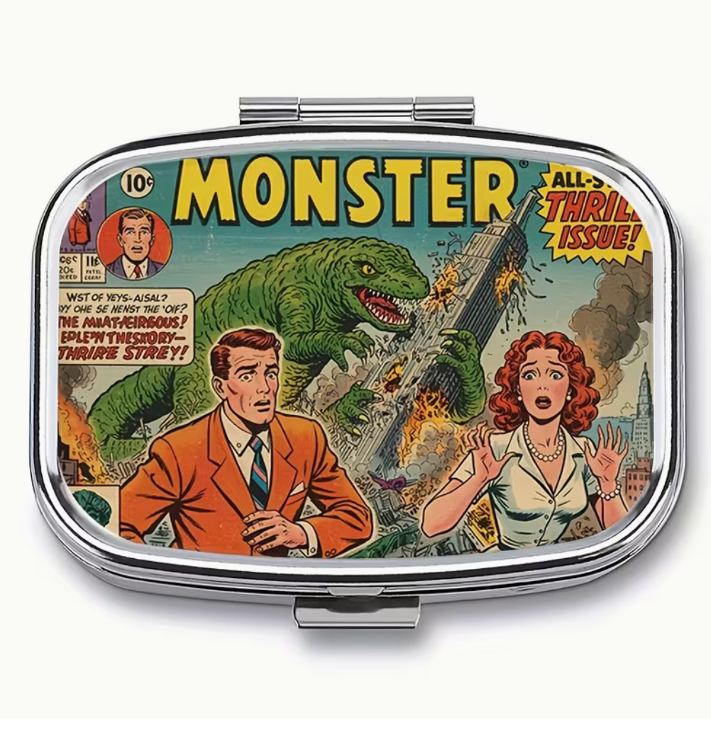 Monster Cartoon Pill Box