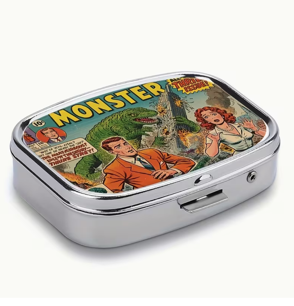 Monster Cartoon Pill Box