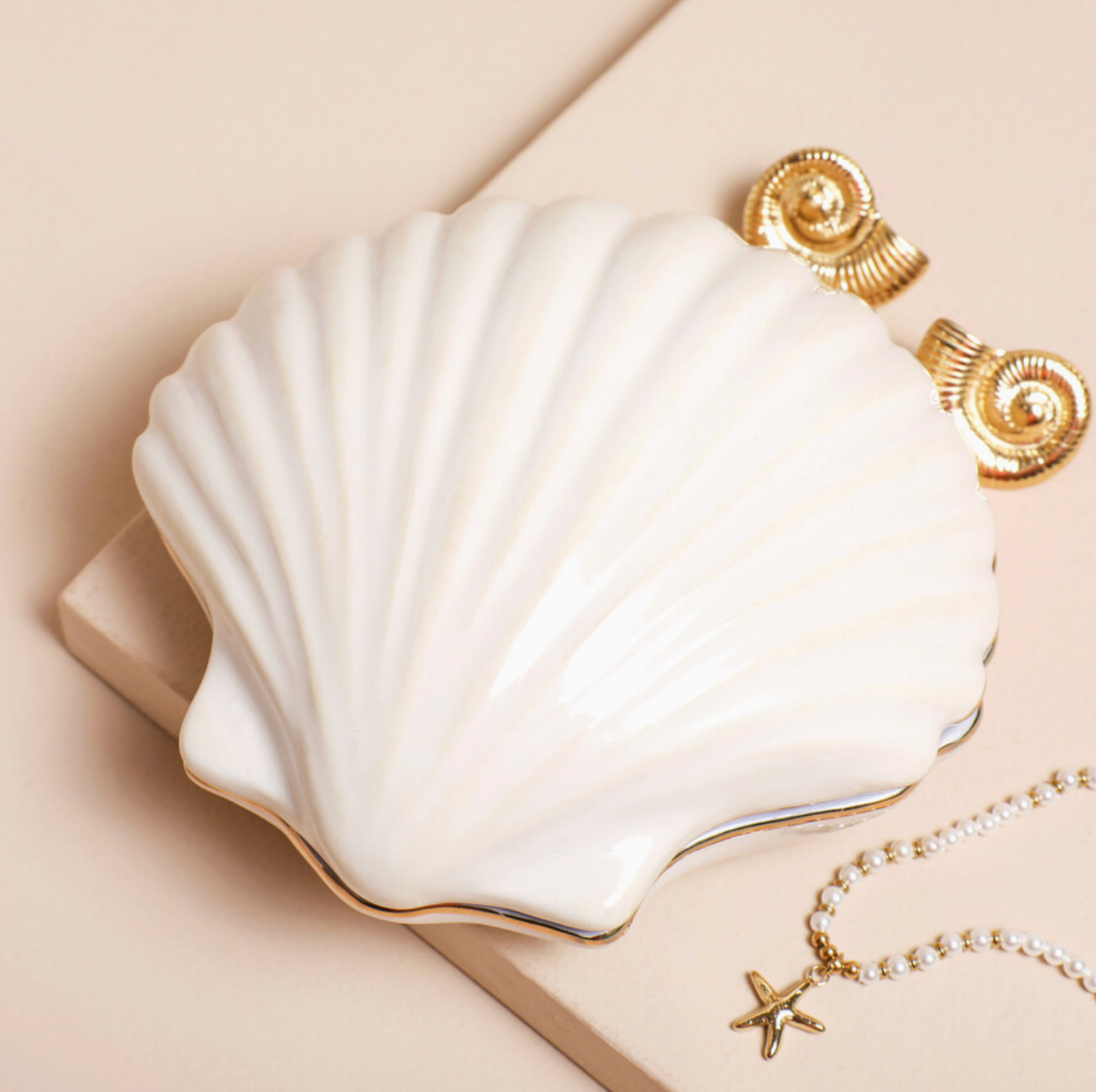 Sea La Vie Lidded Trinket Dish