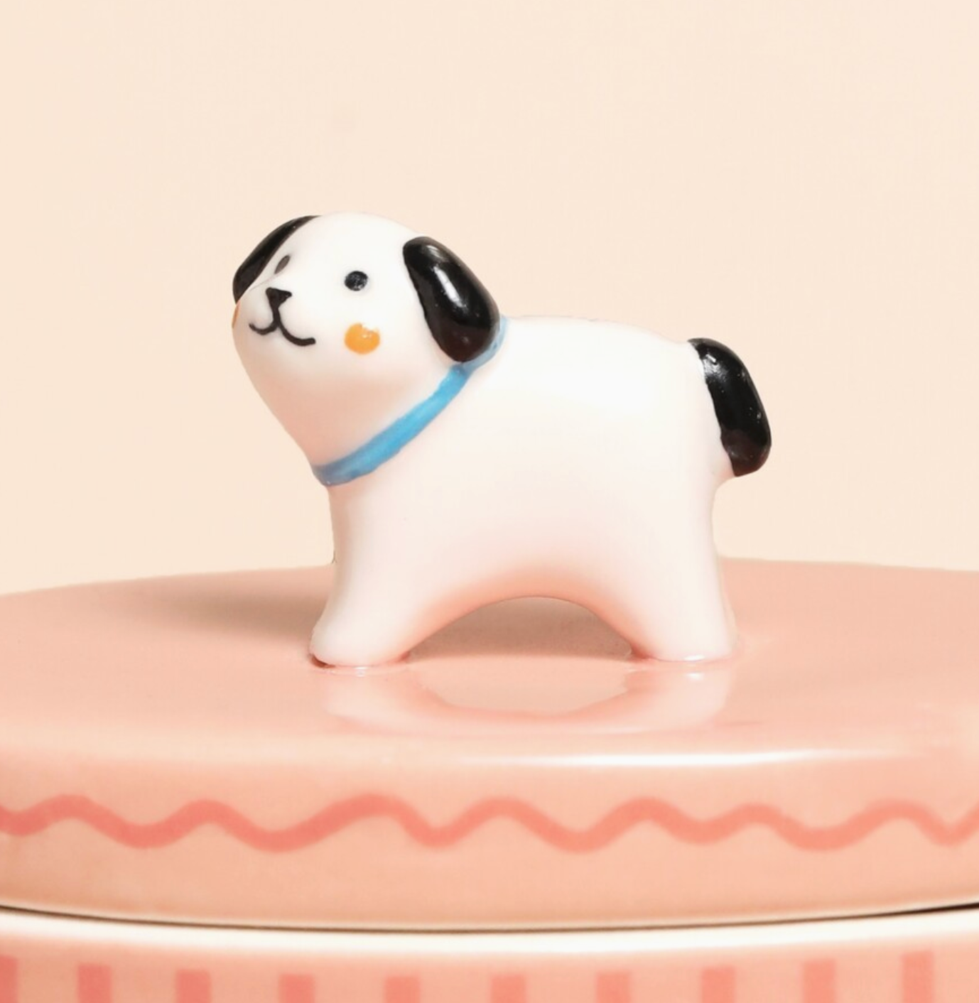 Dog Ceramic Trinket Pot