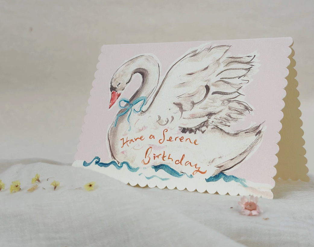 Serene Birthday Greeting Card