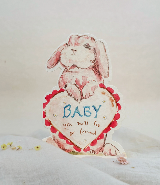 Baby Bunny Greeting Card