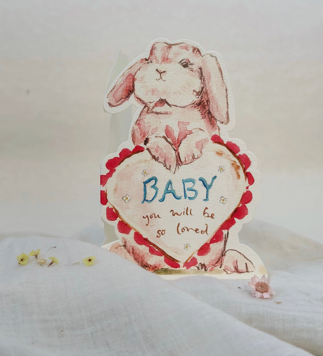 Baby Bunny Greeting Card