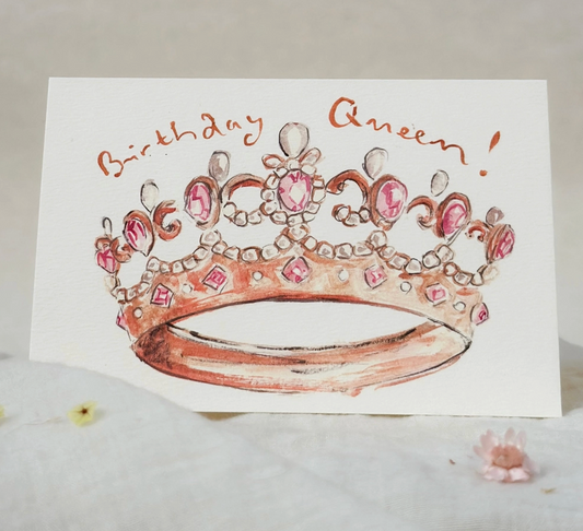 Birthday Queen Greeting Card