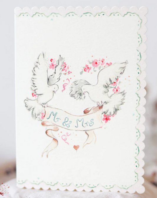 Mr & Mrs Greeting Card