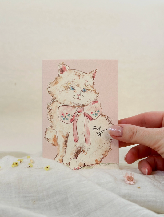 Purrfect Kitty For You Greeting Card