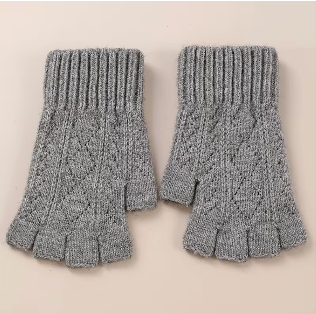 Pointelle Fingerless Glove