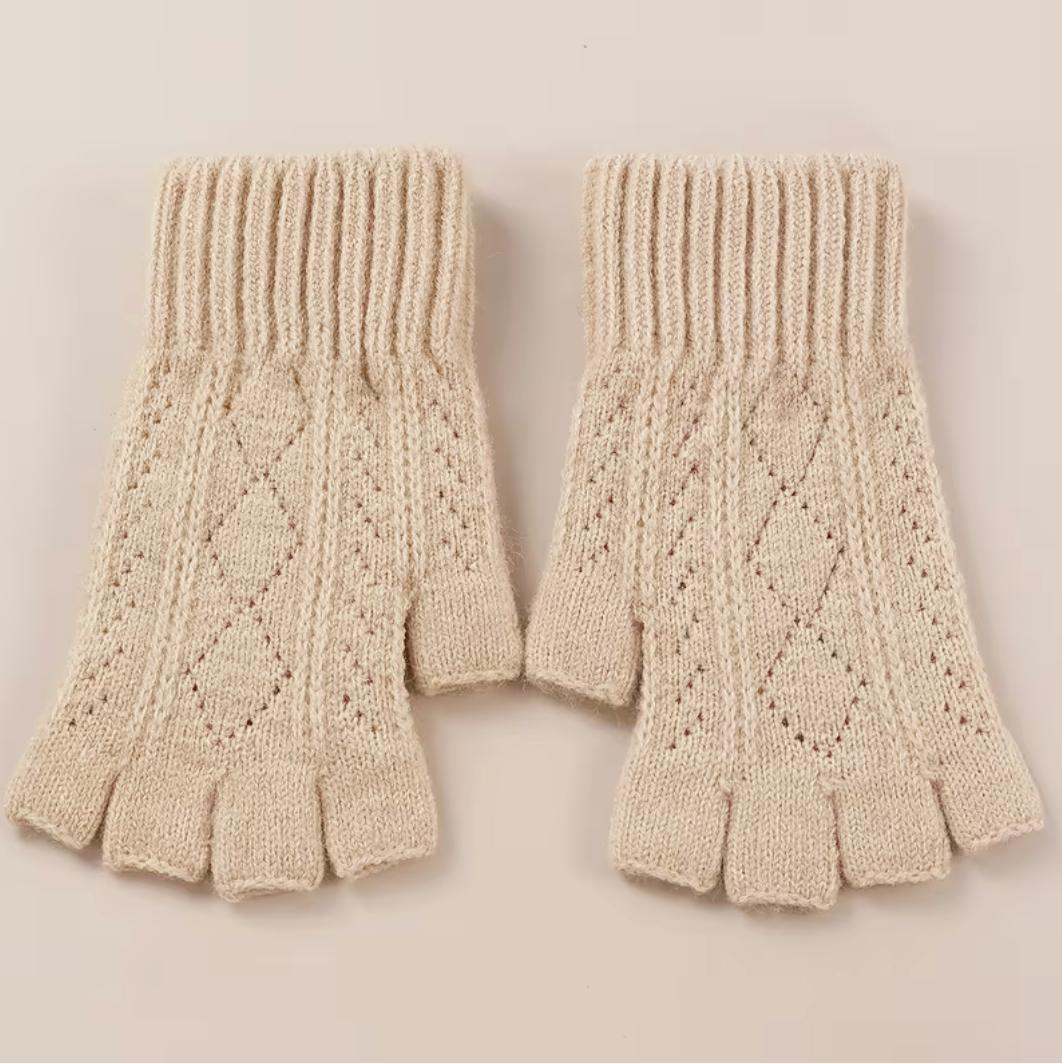 Pointelle Fingerless Glove