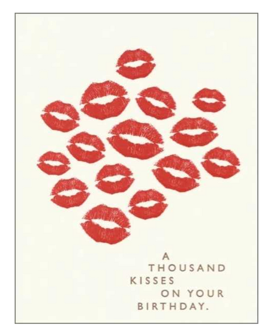 A Thousand Kisses Greeting Card