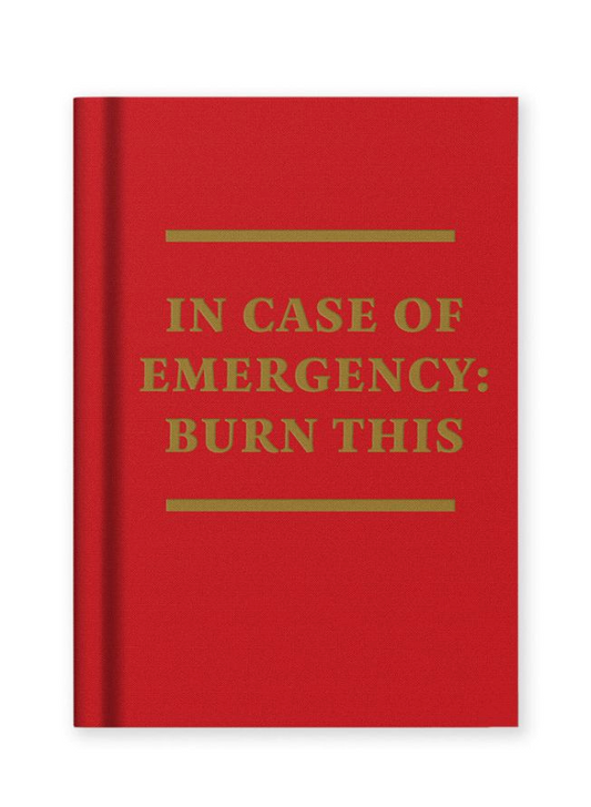 In Case of Emergency: Burn This Tiny Notebook