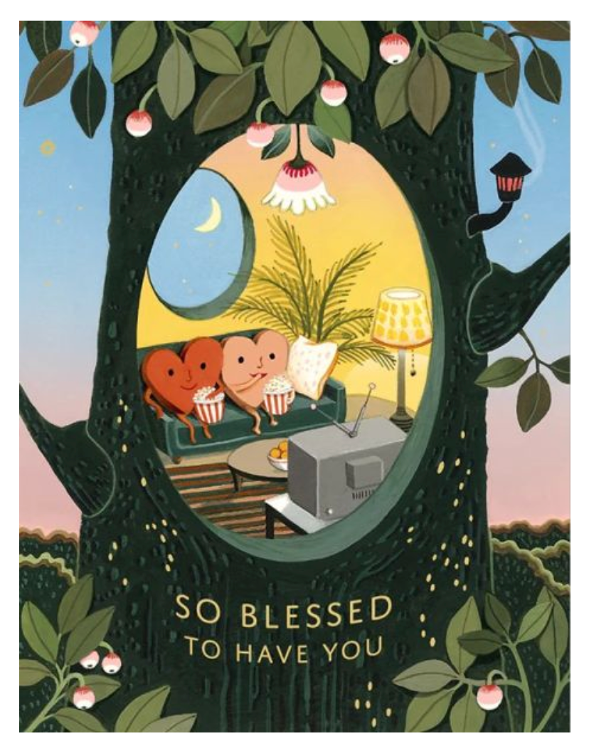 Blessed Hearts - Greeting Card