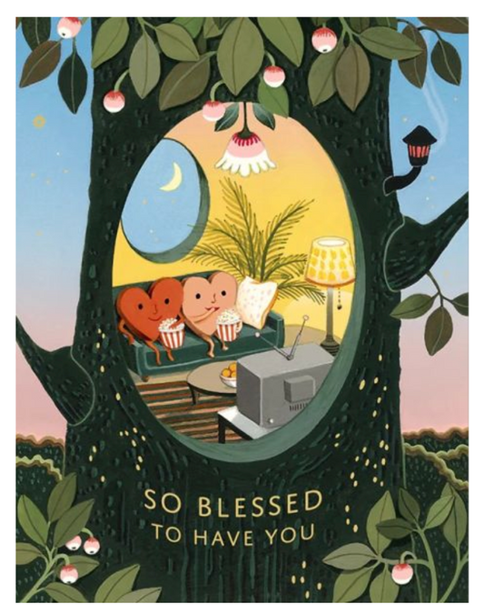 Blessed Hearts - Greeting Card