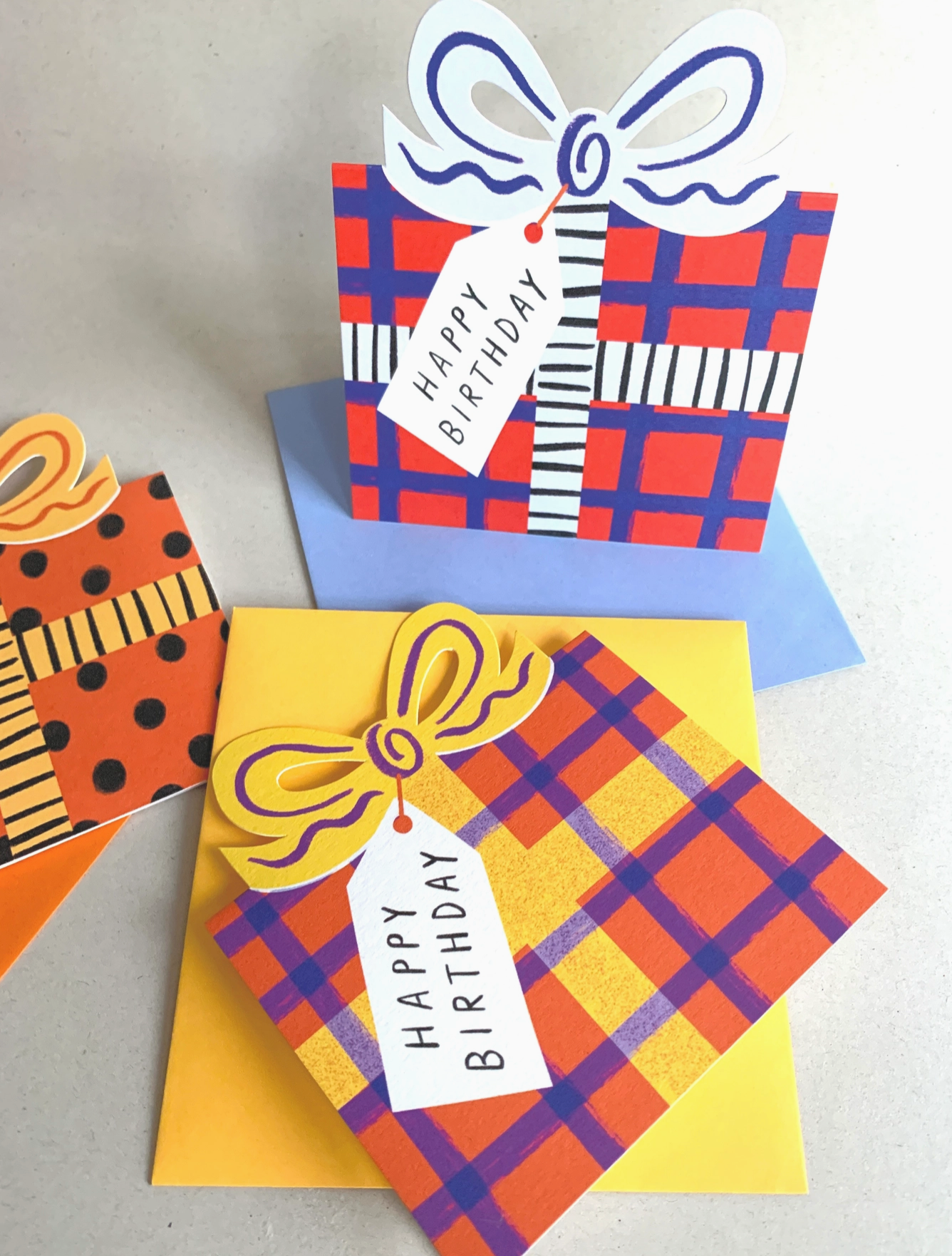 Happy Birthday Bow Greeting Card