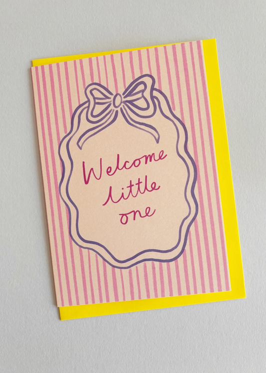 Welcome Little One Greeting Card