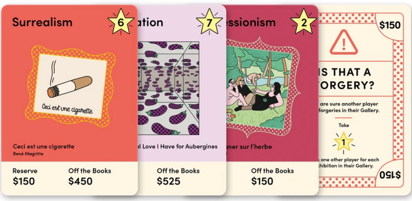 Going Going Gone! Art Auction Card Game