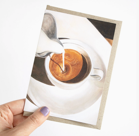 Morning Coffee Greeting Card