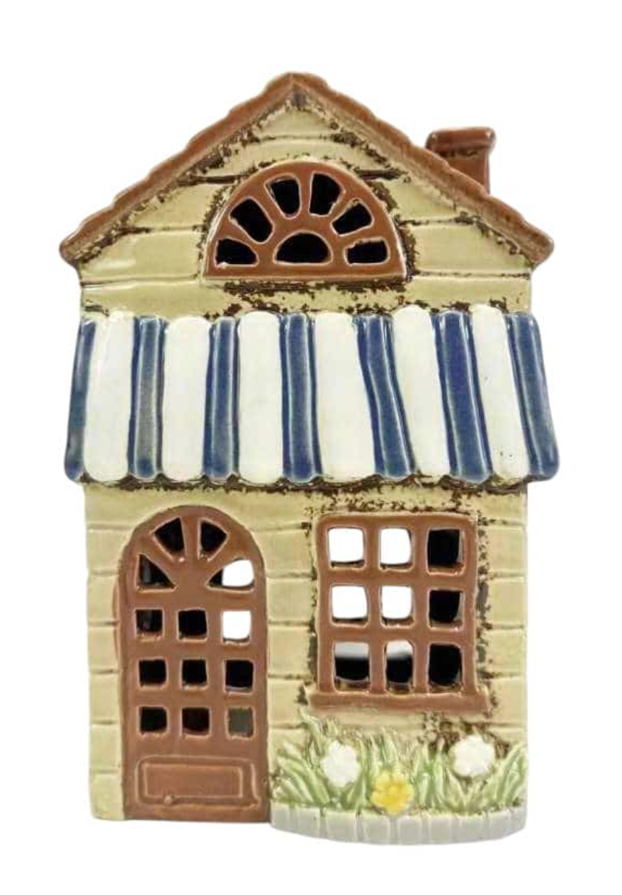 Blue & White Awning House