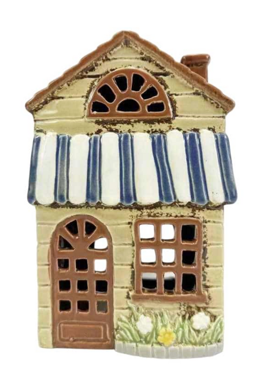 Blue & White Awning House