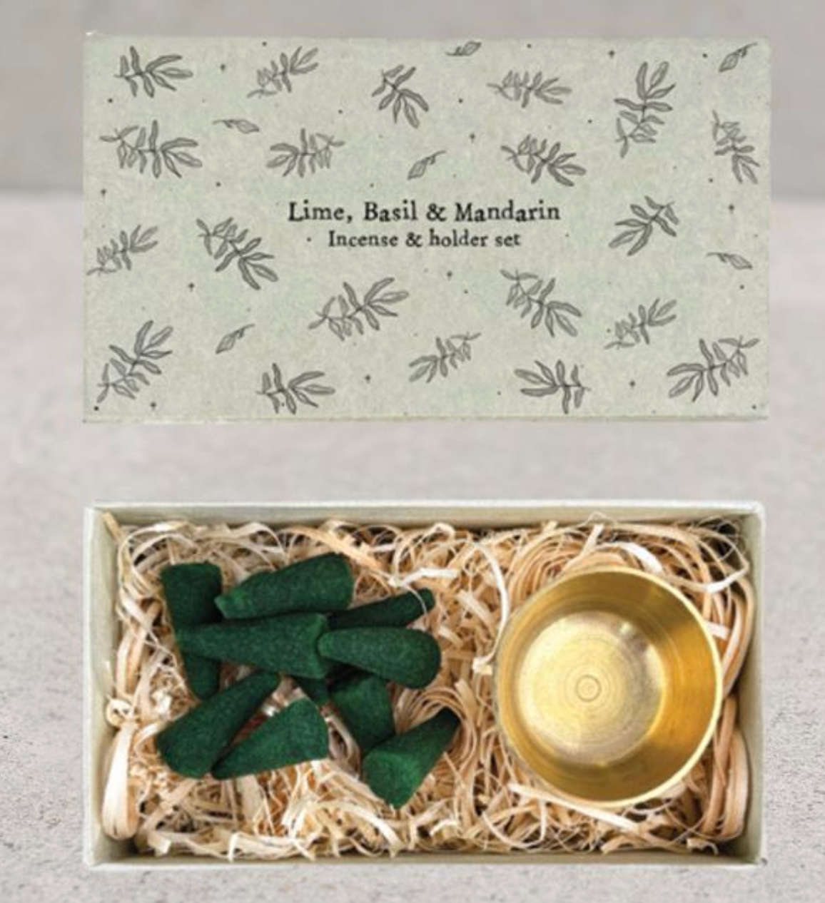 Incense Gift Set Lime & Basil