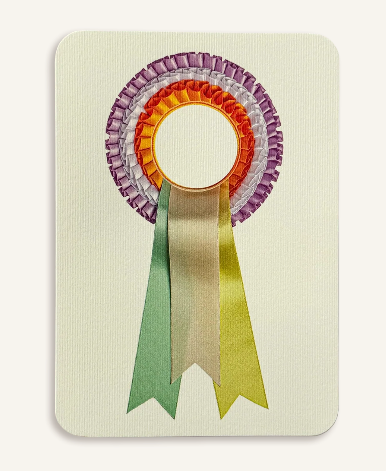 Rosette - Greeting Card