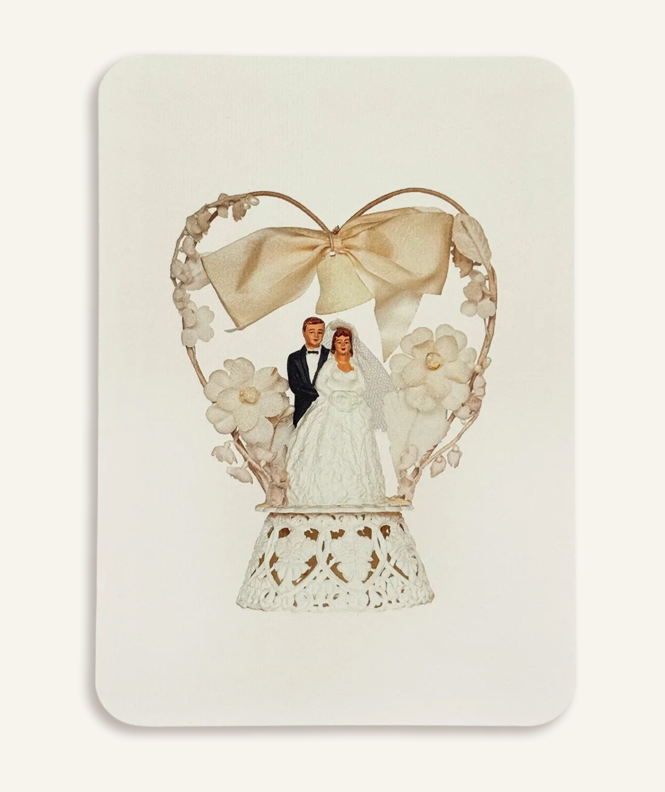 Wedding Cake Topper - Greeting Card
