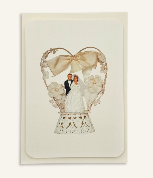 Wedding Cake Topper - Greeting Card