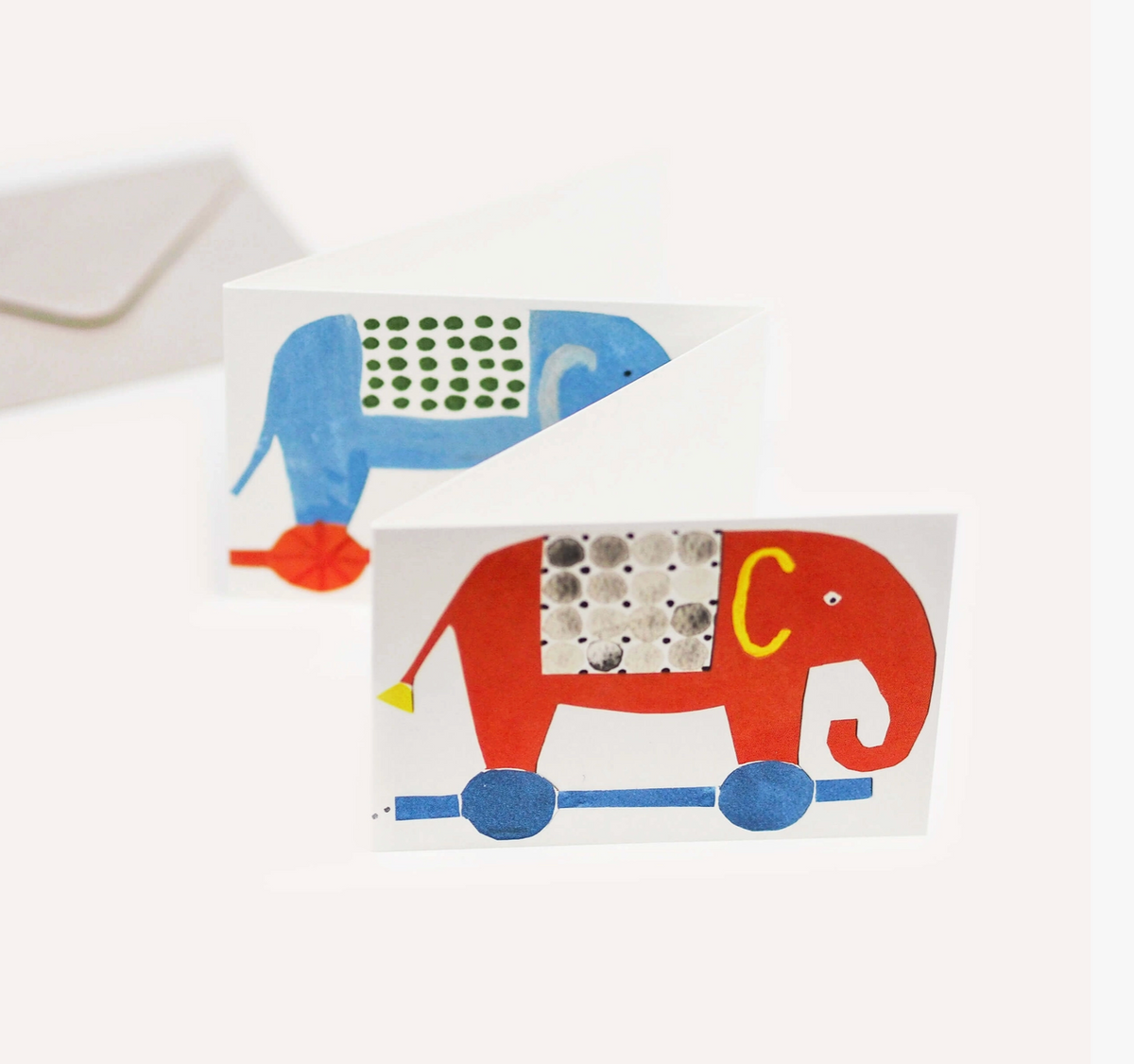 Elephant Concertina Card
