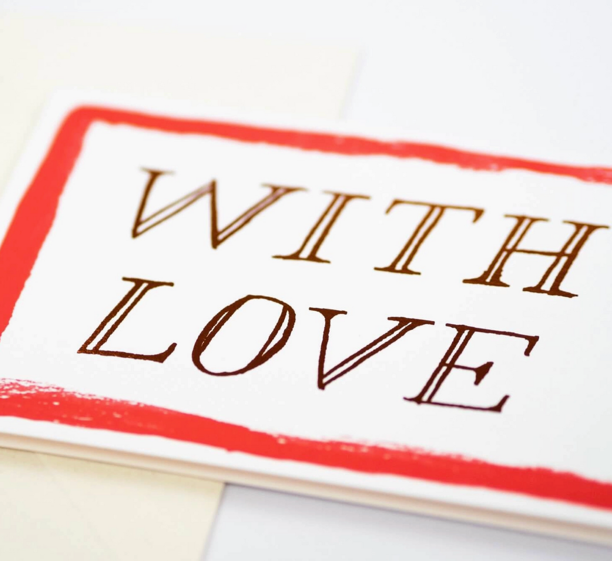 With Love Greeting Card