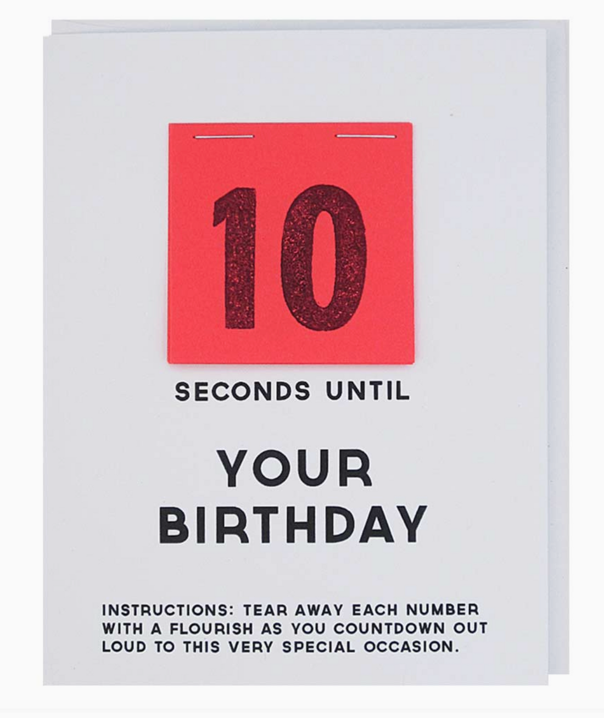 Countdown to Birthday Card