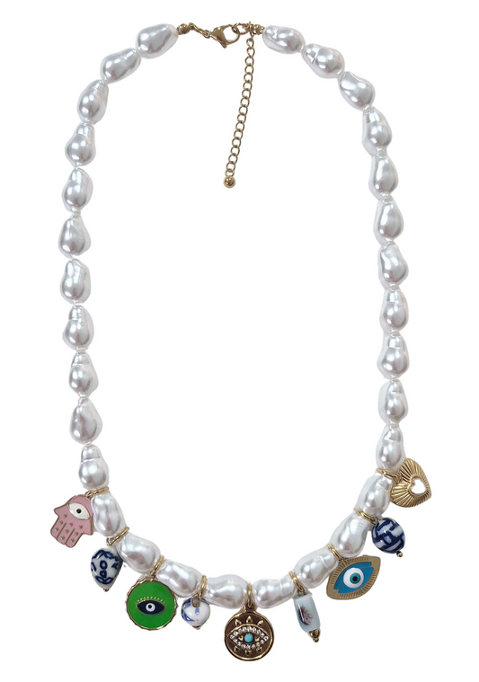 Pearl Charms Necklace