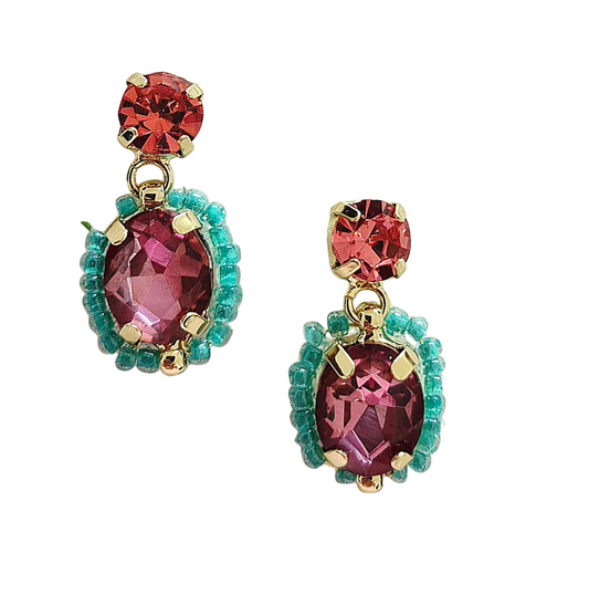 Statement Gem Earring