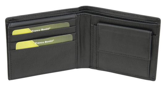 Mens Leather Wallet - Black